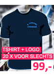 20 Tshirts met Bedrijfslogo