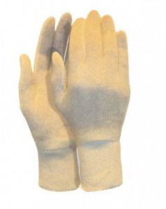 Handschoen Interlock van 100% katoen, damesmaat