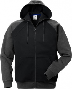 Hooded Sweater Fristads 124180 Zipped