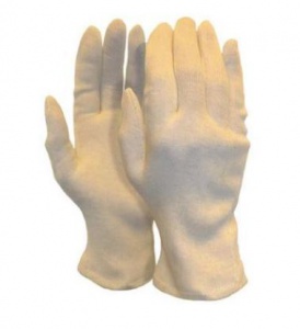 Handschoen Interlock van 100% katoen, herenmaat (per 12 paar)