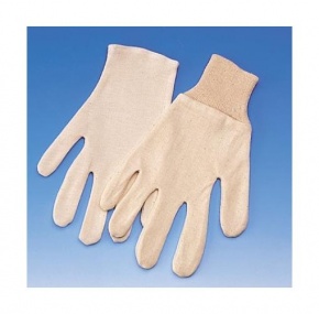 Handschoen Interlock van 100% katoen, damesmaat met manchet