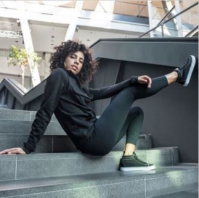 Leggings Build Your Brand Women's Stretch Jersey Leggings