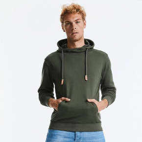 Hooded Sweater Russell Pure Organic High Collar