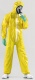 Spaceoverall wegwerp 3000 geel