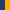 Oranje/blauw