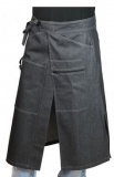 Kokssloof Chaud Devant Apron Chap Black Denim