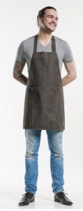 Halterschort Chaud Devant Bib Apron Base Denim