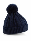 Muts Beechfield Cable Knit Snowstar