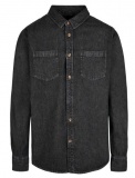 Heren Shirt Build Your Brand Denim BY152
