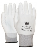 Handschoen PU-Flex wit(36x maat 10)