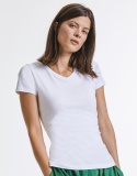 T-shirt Russel Ladies\' Pure Organic V-Neck Tee