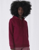 Hoodie B&C QUEEN Zipped Hooded /women