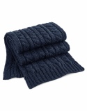 Sjaal Beechfield Cable Knit Melange Scarf