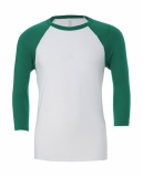 Unisex T-shirt Bella 3/4 Sleeve Baseball