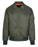 Heren Bomber Jas Build Your Brand Collar BY157