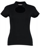 Damesshirt Kustom Kit Keyhole Neck