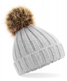 Fur Pom Pom Chunky Kinder Beanie/Muts Beechfield 091.69