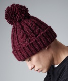 Gebreide Muts Cable Knit Melange Beanie Beechfield
