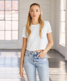 Damesshirt Bella Canvas Flowy Cropped