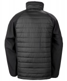 Softshelljas Result Padded Black Compass 084.33