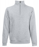 Sweater Fruit of the Loom ZipNeck Lightweight