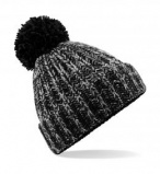 Muts Beechfield Twist-knit Pom Pom