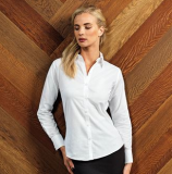 Damesblouse Premier Signature Oxford long sleeve (1xZilver 38 be