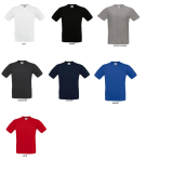 T-shirt Exact V-Hals B&C 145 Grams