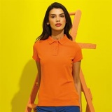 Dames Polo Asquith & Fox Poly/Cotton Blend