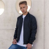 Bomber Jacket Buyild Your Brand Nylon bomber jacket