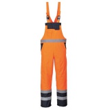 Amerikaanse Overall Portwest Hi-Vis Gevoerd S489 (1xFluororanje