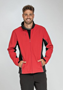 Heren Softshell Jas Lemon & Soda Workwear Contrast LEM4800