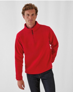 Heren fleece-vest B&C Highlander 1/4 Zip