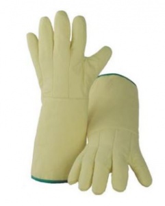 Handschoen Kevlar vilt dubbellagig, lengte 42 cm