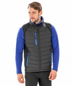 Softshell Gilet Result Padded Black Compass 085.33