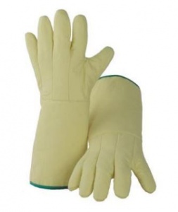 Handschoen Kevlar vilt dubbellagig, lengte 32 cm