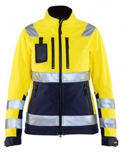 Dames Jas Blaklader High-Vis Softshell