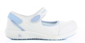 Ballerina Schoenen Oxypas NELIE Wit/Blauw 023201