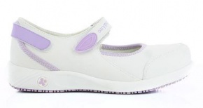 Ballerina Schoenen Oxypas NELIE Wit/Paars 023301