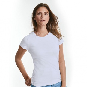 Damesshirt Russell Pure Organic Tee