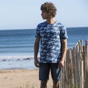 Heren T-shirt AWDis Camo