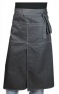 Kokssloof Chaud Devant Apron 4-Pockets Black Denim