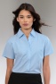 Damesblouse Russell Oxford KM (1x lichtblauw maat XS beschik.)