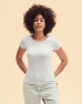 Dames Tshirt fruit of the Loom Ringspun Premium (2xHeather Grijs