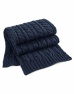 Sjaal Beechfield Cable Knit Melange Scarf