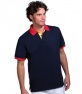 Polo Contrast Pique Pol/Kat(10x geel/marine/rood maat L)