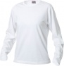 Dames T-shirt Clique Fashion-T LS Bodyfit 029330 (2xZwart XL bes