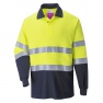 Vlamvertragende Polo Portwest Antistatisch LM FR74 (1xGeel/Marin
