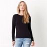 Dames T-shirt Bella Longsleeve Crew Neck (1x roze maat L)