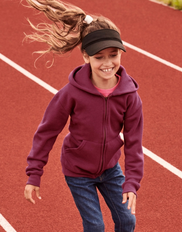 Hooded Vest Kids Fruit of the Loom Classic